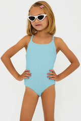 Beach Riot Little Julia One Piece Swimsuit - Blueberry Ice