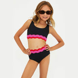 Beach Riot Little Marin & Harriet Two Piece Swimsuit - Electric Wave