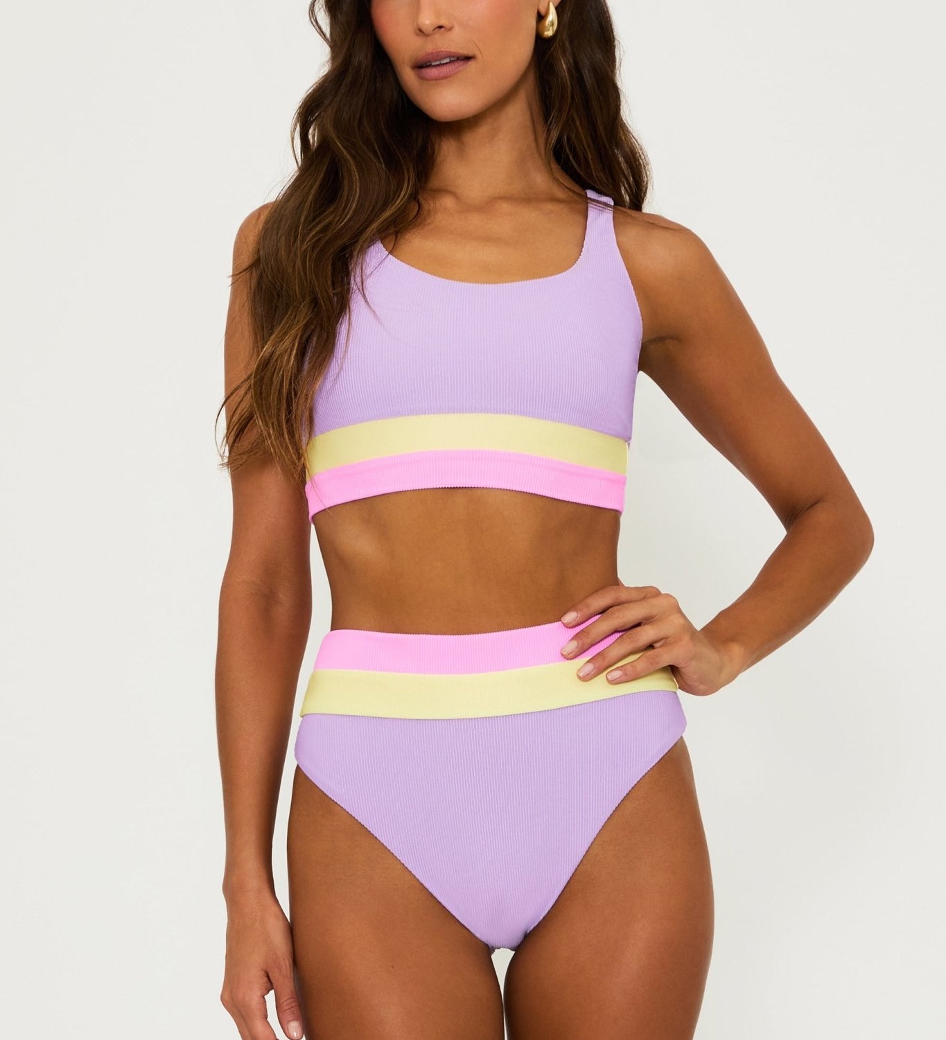 Beach Riot MacKenzie Top - Sublime Spring Colorblock - Destination PSP