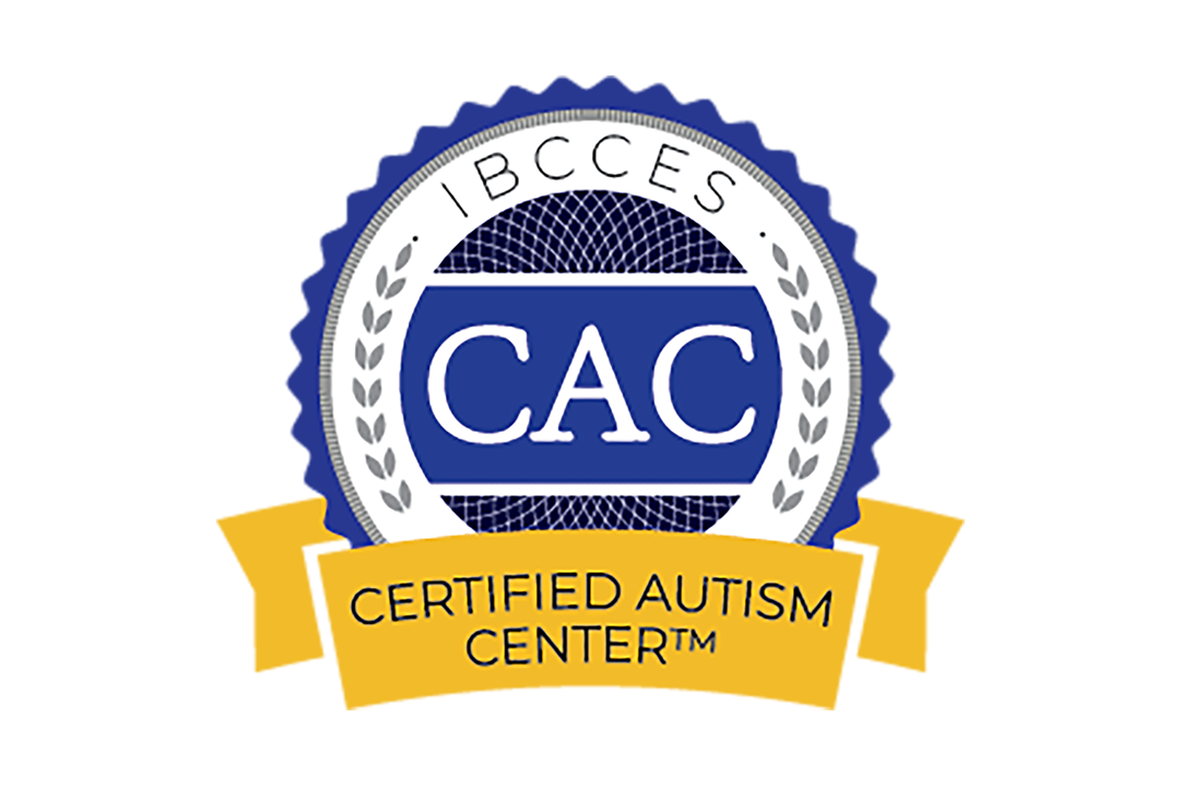 IBCCES CAC Certified Autism Center logo on a white background