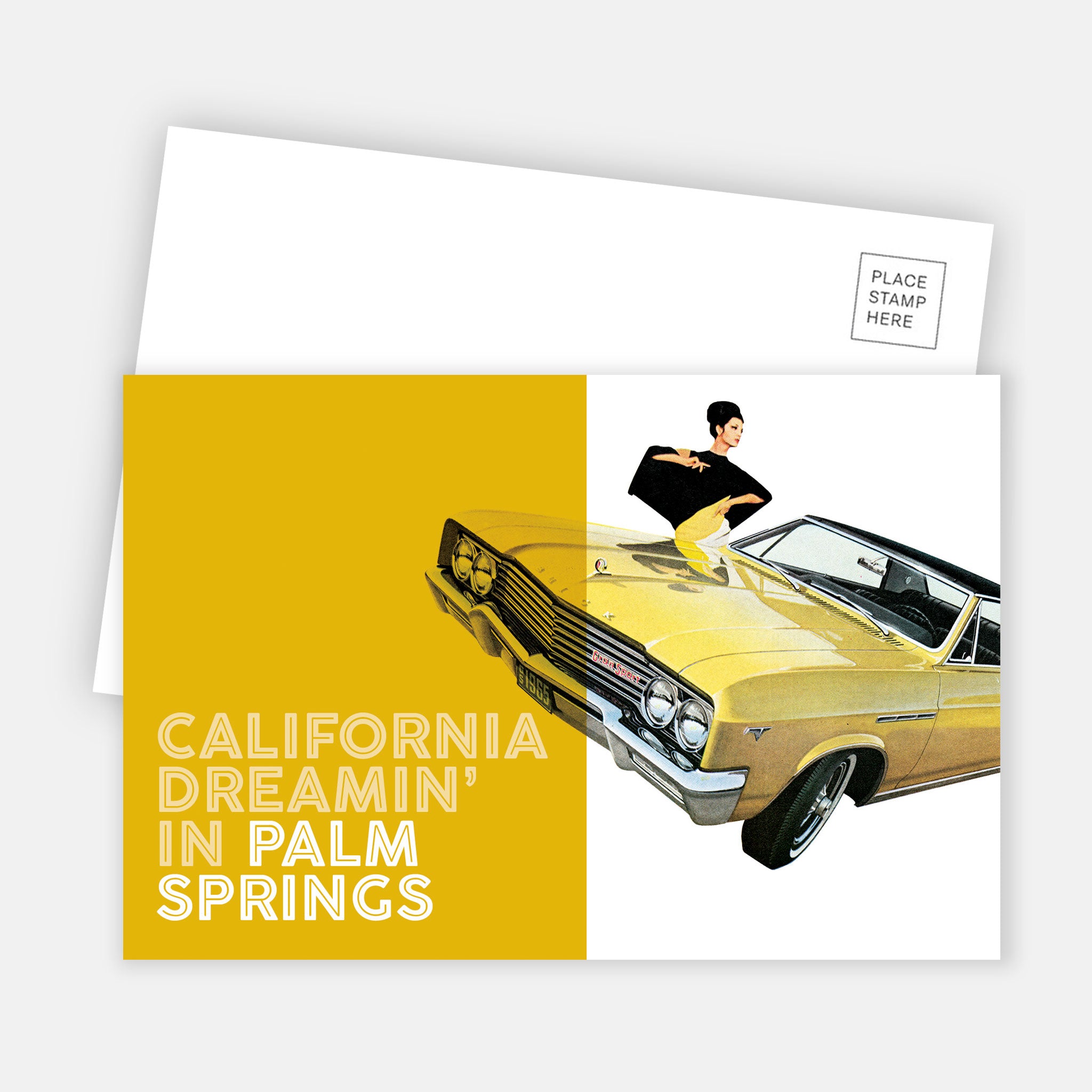 Classic Car Postcards - California Dreaming in Palm Springs