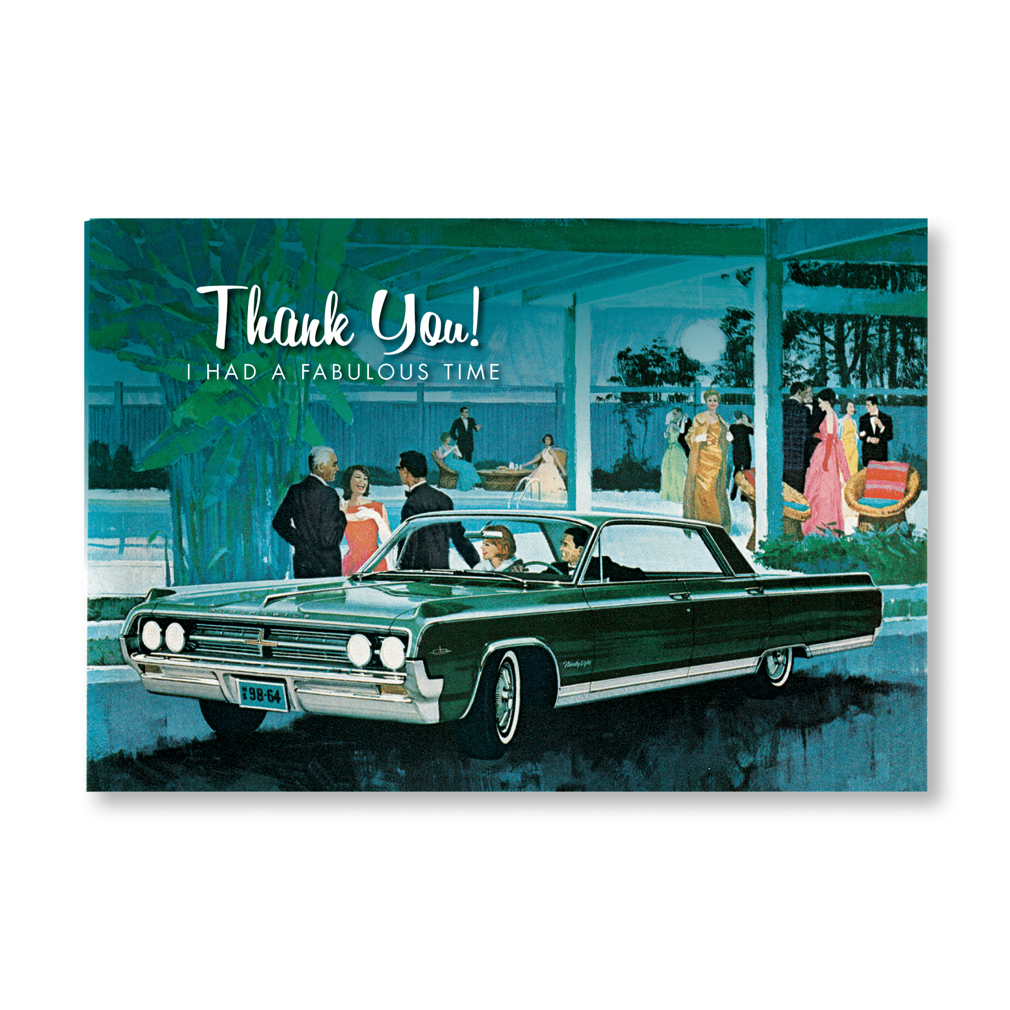 Car Culture Thank You Notecards - Thank you I had a fabulous time - Destination PSP