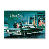 Car Culture Thank You Notecards - Thank you I had a fabulous time
