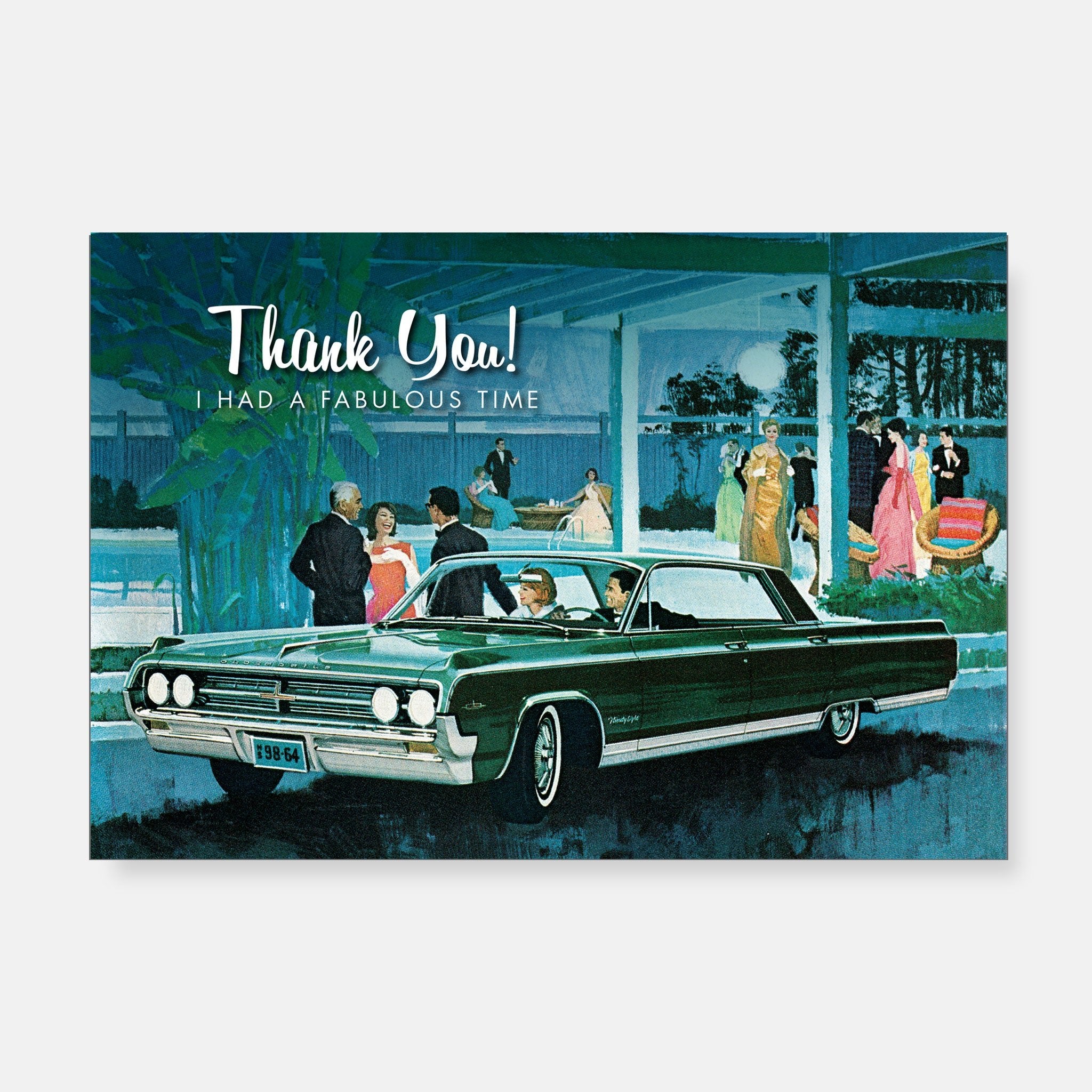 Car Culture Thank You Notecards - Thank you I had a fabulous time - Destination PSP