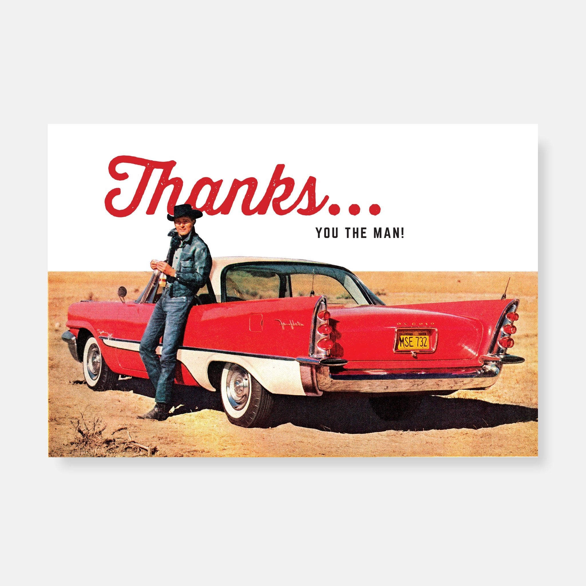 Car Culture Thank You Notecards - Thanks, You The Man - Destination PSP