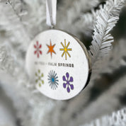 Cloisonne Enamel Holiday Ornament - Be You Palm Springs - Destination PSP