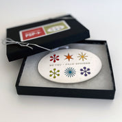 Cloisonne Enamel Holiday Ornament - Be You Palm Springs - Destination PSP