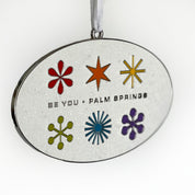 Cloisonne Enamel Holiday Ornament - Be You Palm Springs - Destination PSP