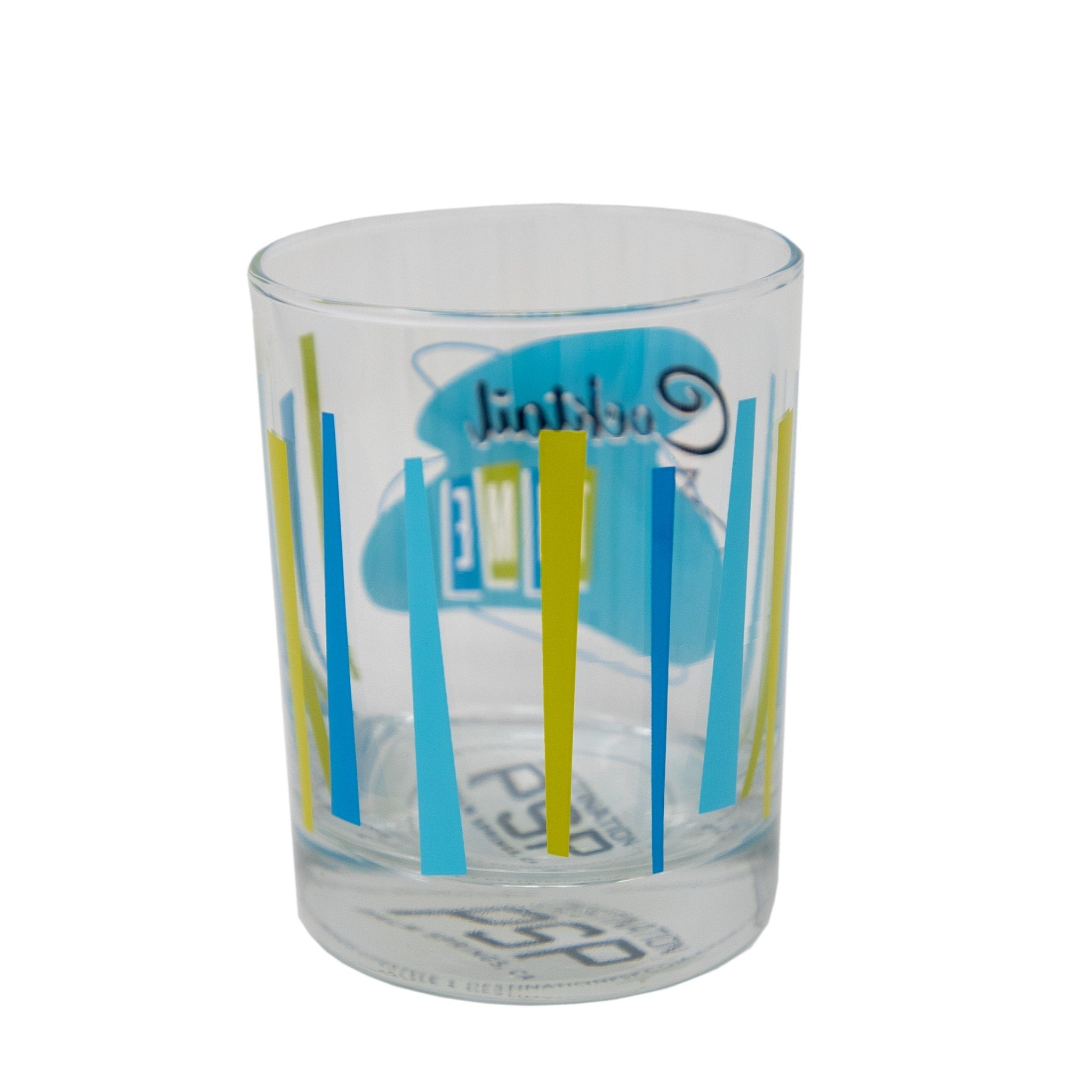 Cocktail Time Old Fashioned Glass (Single) - Blue Green - Destination PSP