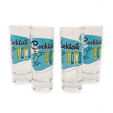 Cocktail Time Shot Glass Shooter - Blue - Single