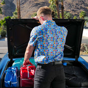 Cotton Mod Shirt - Blue Atomic - Destination PSP