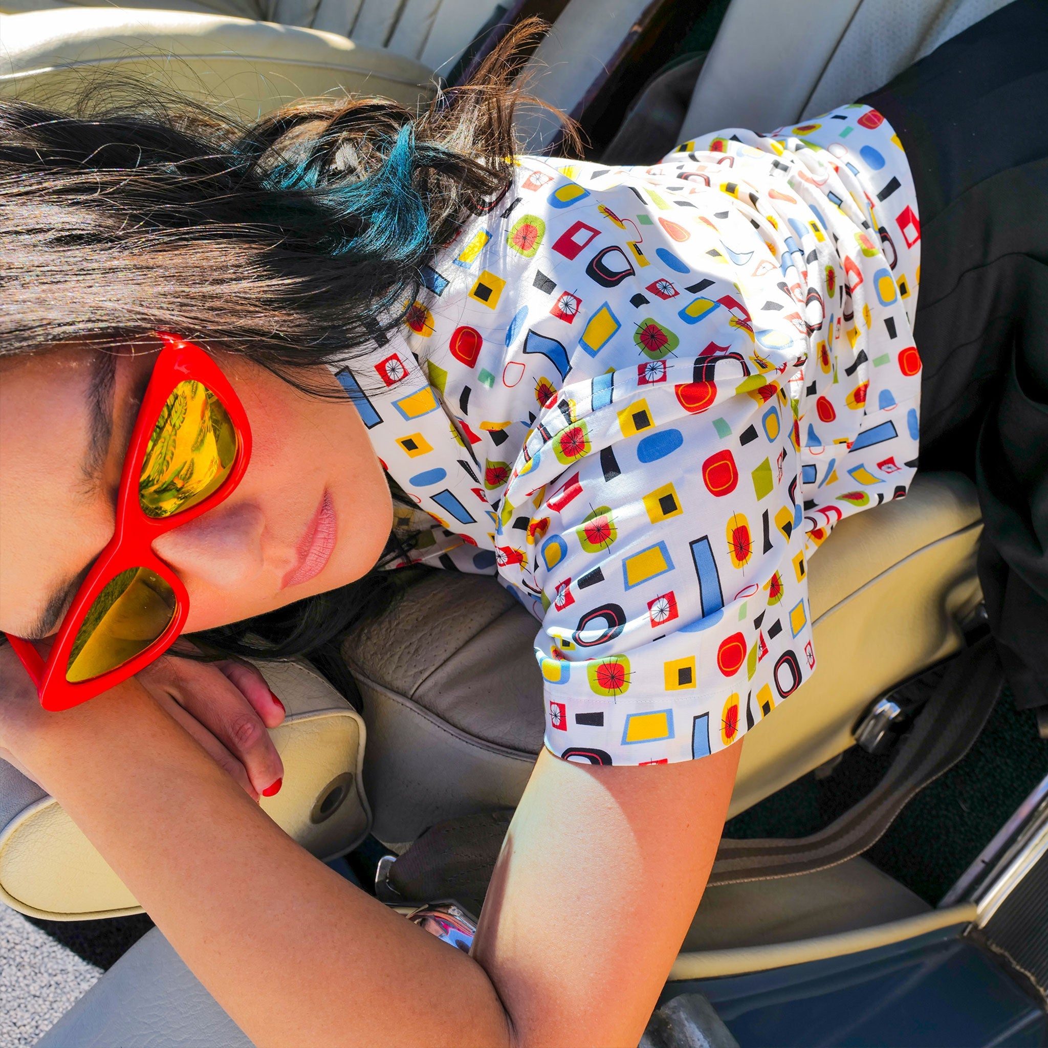 Cotton Mod Shirt - White Atomic - Destination PSP