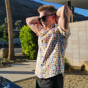 Cotton Mod Shirt - White Atomic - Destination PSP