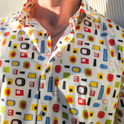 Cotton Mod Shirt - White Atomic - Destination PSP