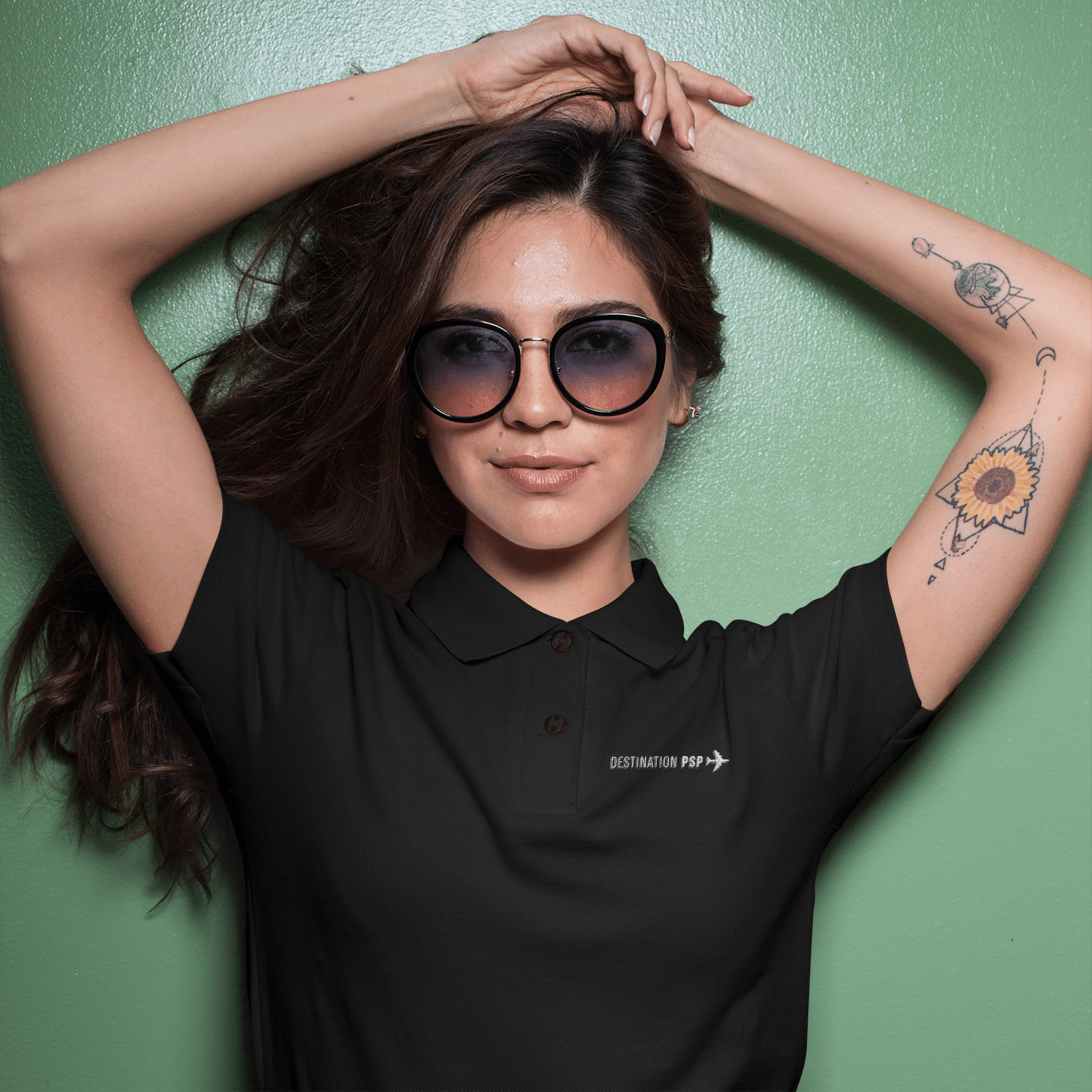 Destination PSP Cotton Pique Polo - Black - Destination PSP