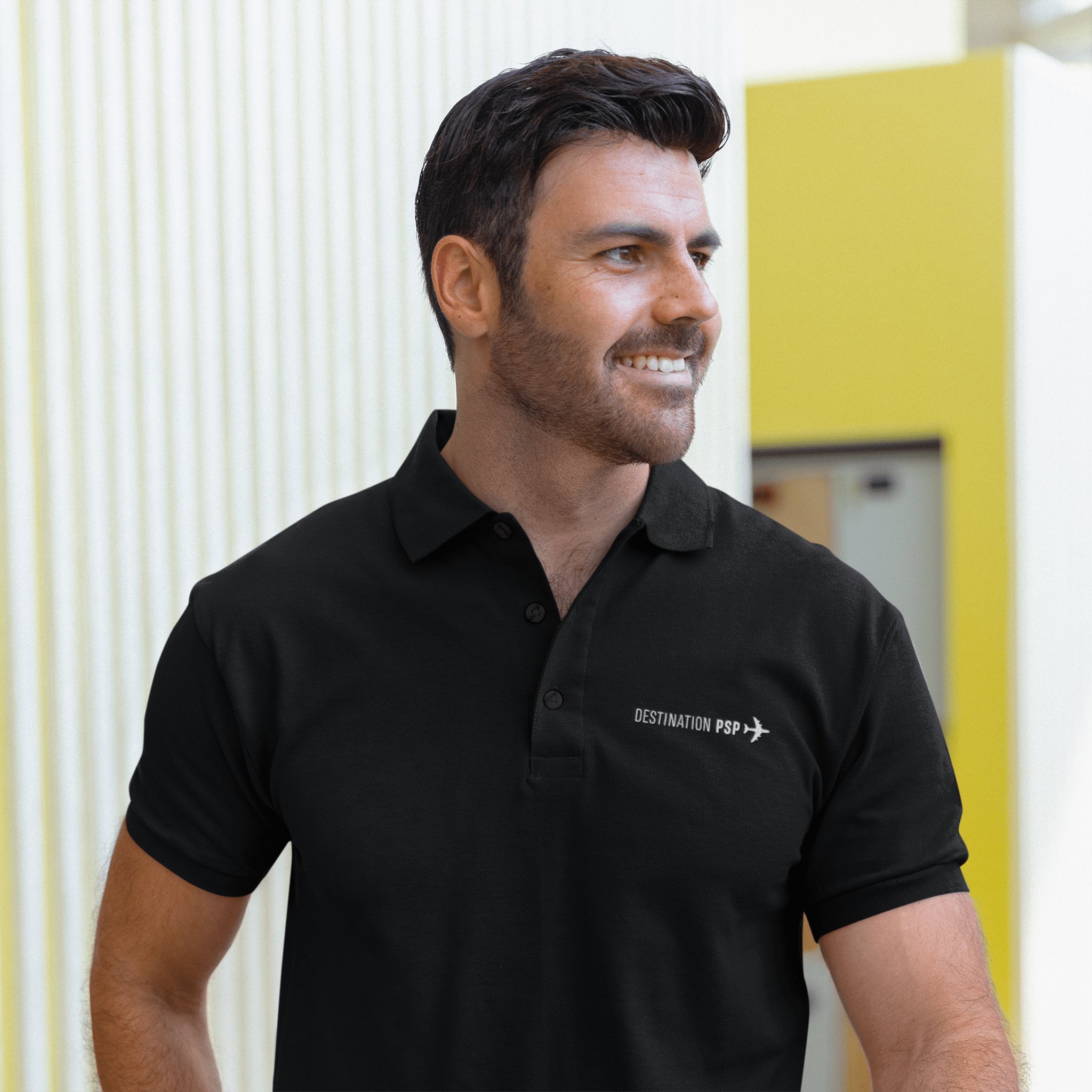 Destination PSP Cotton Pique Polo - Black - Destination PSP