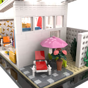 Collector's Series Palm Springs Midcentury Butterfly House Interlocking Brick Set