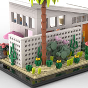 Collector's Series Palm Springs Midcentury Butterfly House Interlocking Brick Set
