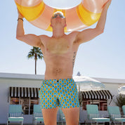 Mod Swim Shorts - Lava Lamp - Shorter Length