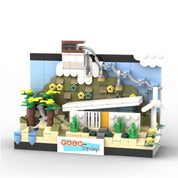 Palm Springs Midcentury Wedge House Interlocking Brick Set