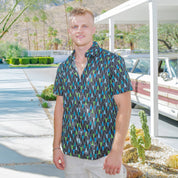 Cotton Mod Shirt - Lava Lamp Black