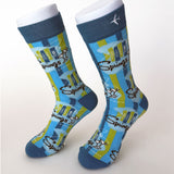 Mod Socks - Palm Springs Martini - Blue Green