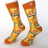 Mod Socks - Palm Springs Martini - Orange Yellow