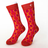 Mod Socks - Bubbles Red