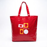 Modernism Week Mod Shapes Tote Bag - Red
