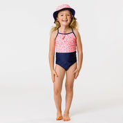 Ditsy Coral Classic Crossback Swimsuit - Destination PSP