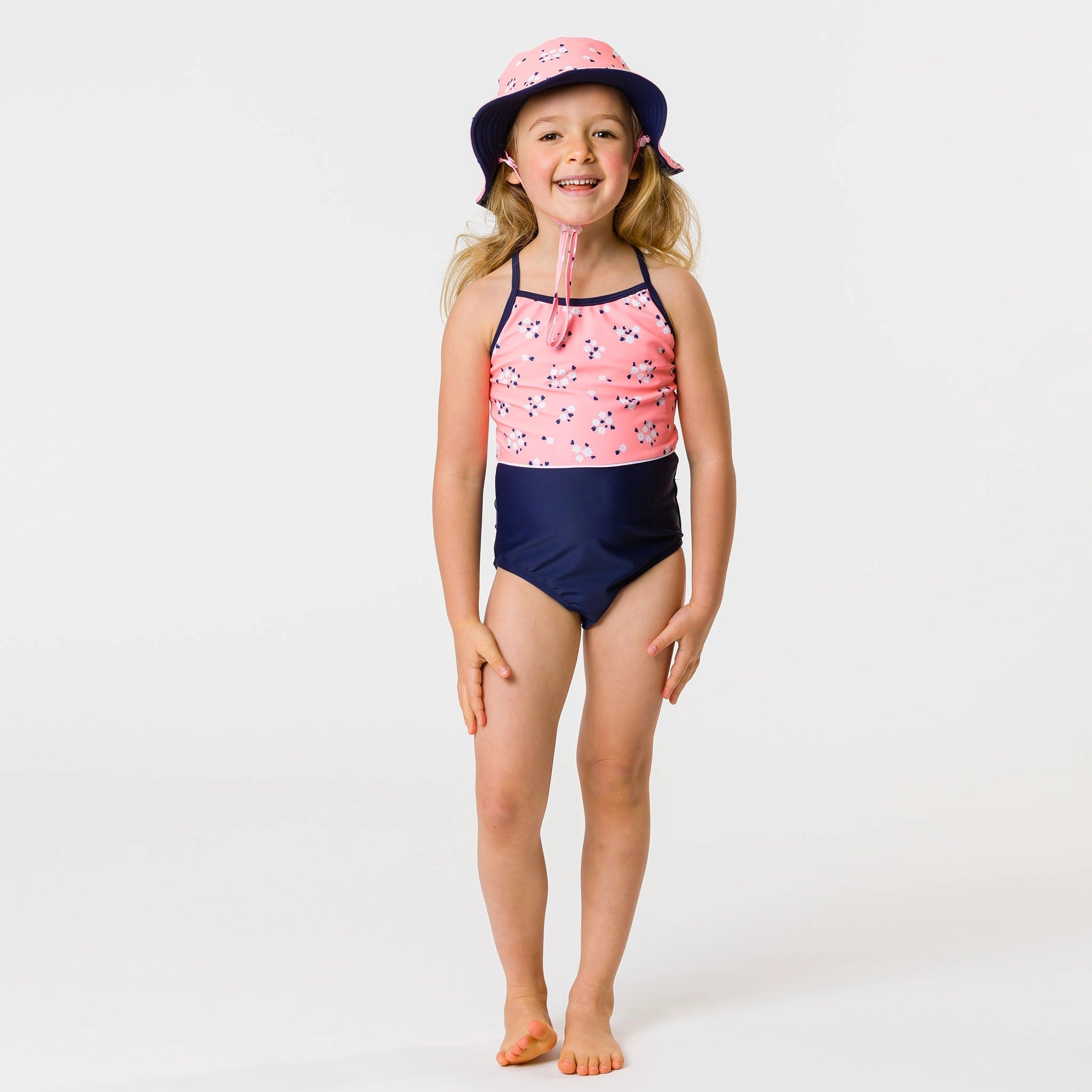 Ditsy Coral Classic Crossback Swimsuit - Destination PSP