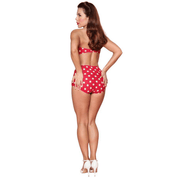Esther Williams Classic Polka Dot Bathing Suit Top E09006T - Red White - Destination PSP