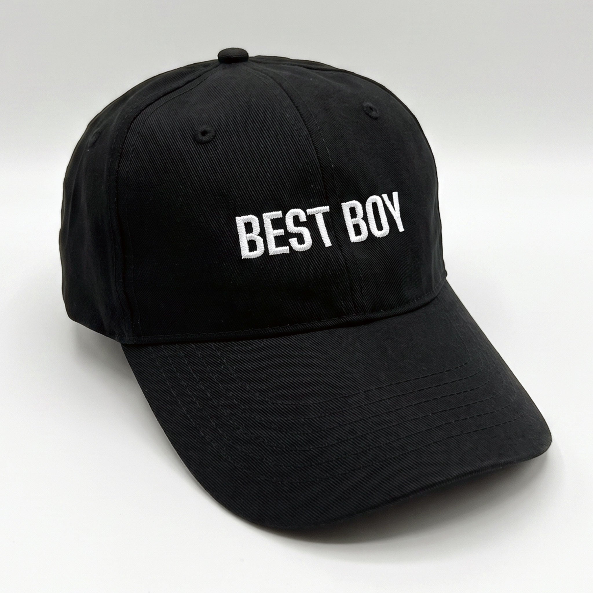 Film Role Embroidered Cap - Best Boy (Black)