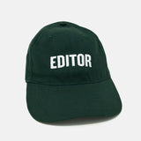 Film Role Embroidered Cap - Editor