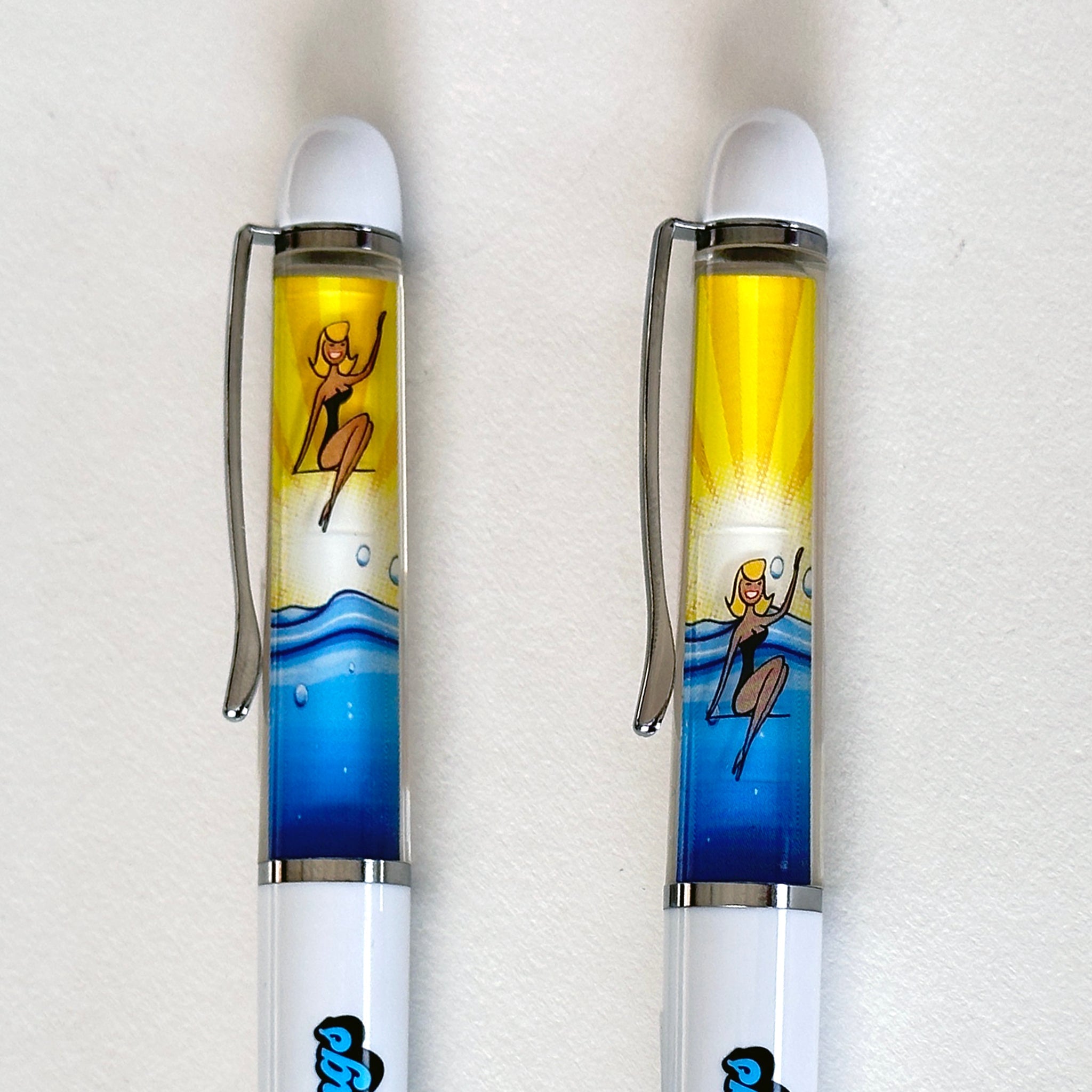 Floater Pen - Palm Springs Waving Woman - Destination PSP