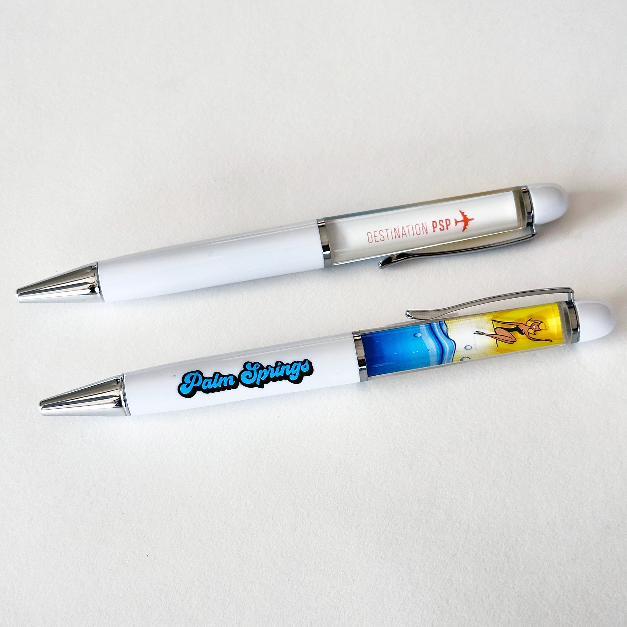 Floater Pen - Palm Springs Waving Woman - Destination PSP