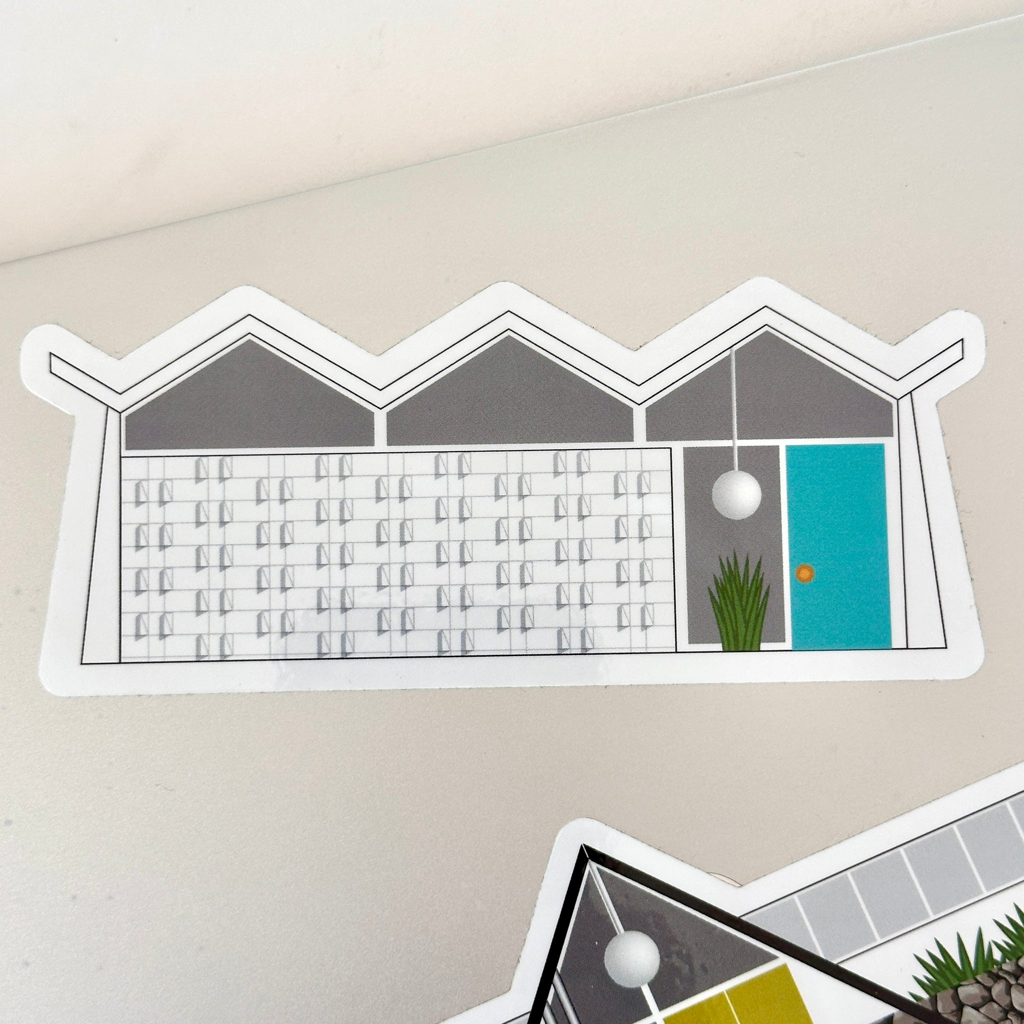Folded Plate House Sticker - Destination PSP