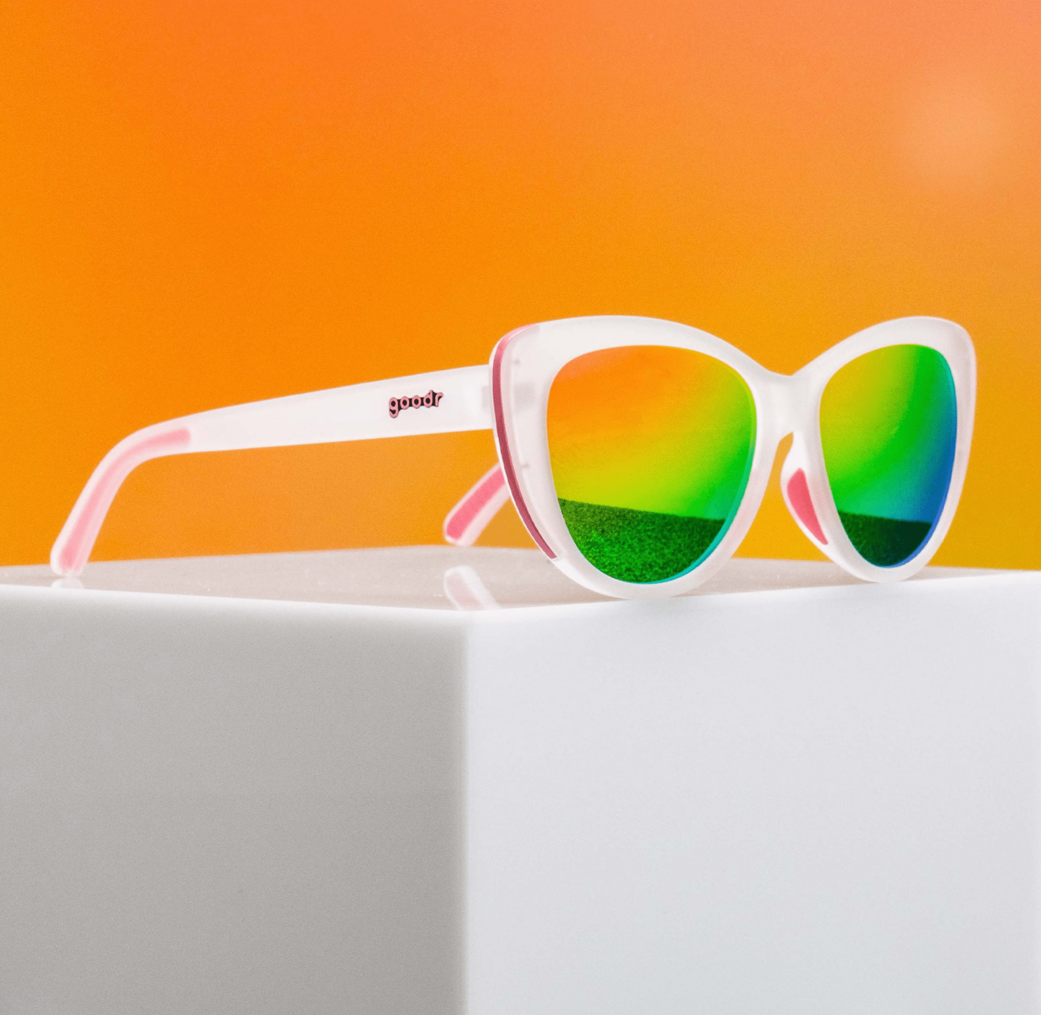 Goodr Sunglasses - Rainbow Runway Ready - Destination PSP