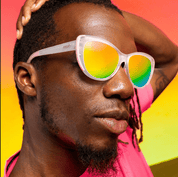 Goodr Sunglasses - Rainbow Runway Ready - Destination PSP