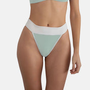 KYA Camilia Reversible Swim Bottom - Azure Fleur/Seafoam - Destination PSP