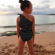 KYA Kids Isabella One Piece - Striped Onyx / Onyx