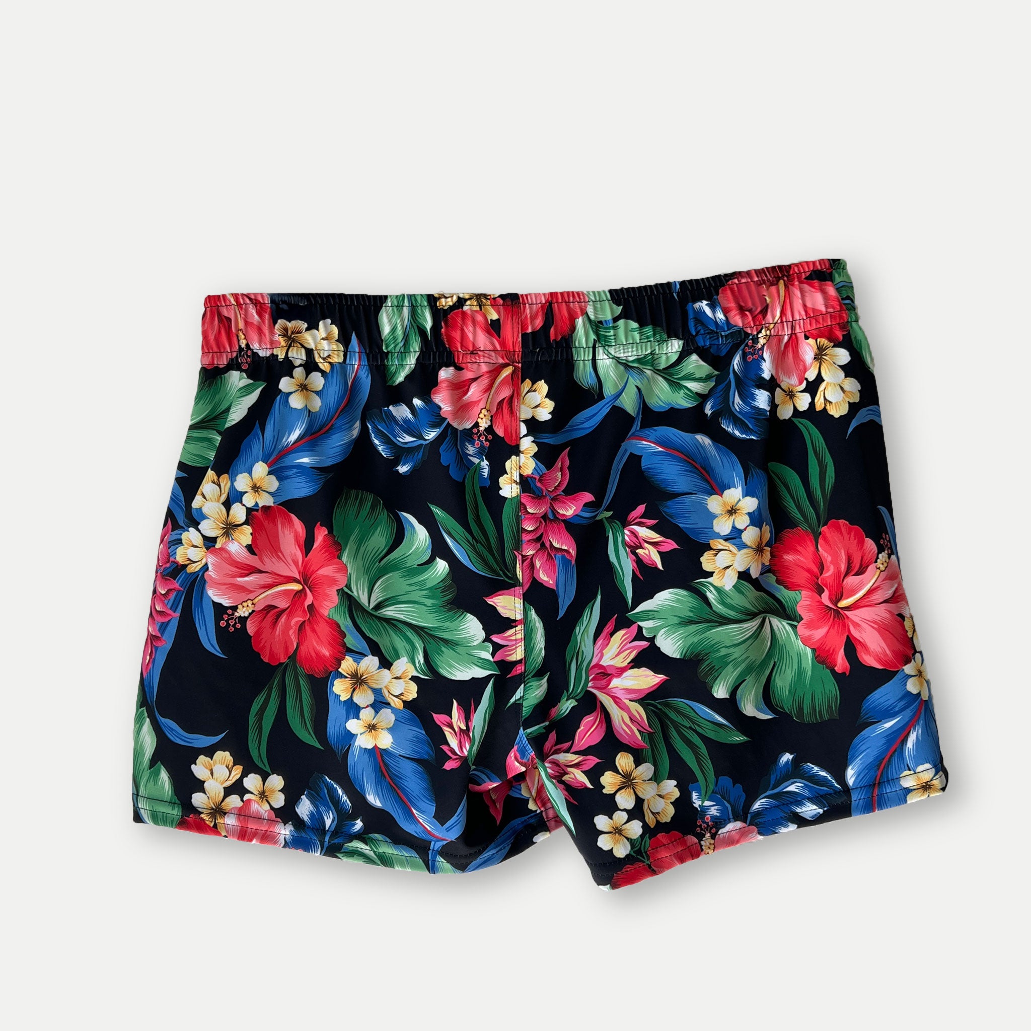 Mod Swim Shorts - Hawaiin Design - Shorter Length