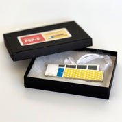 Midcentury House Cloisonne Enamel Ornament - Wedge Roof - Destination PSP