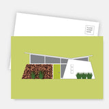 Midcentury House Postcard - Ranch Club
