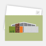 Midcentury House Postcard - Twin Palms