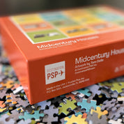 Midcentury Houses 1,000 Piece Puzzle - Destination PSP