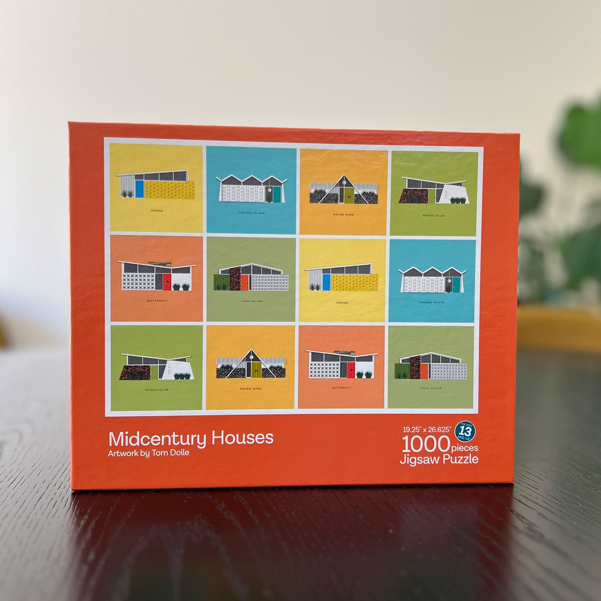 Midcentury Houses 1,000 Piece Puzzle - Destination PSP