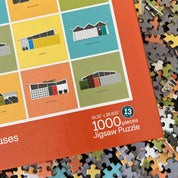 Midcentury Houses 1,000 Piece Puzzle - Destination PSP