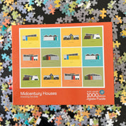 Midcentury Houses 1,000 Piece Puzzle - Destination PSP