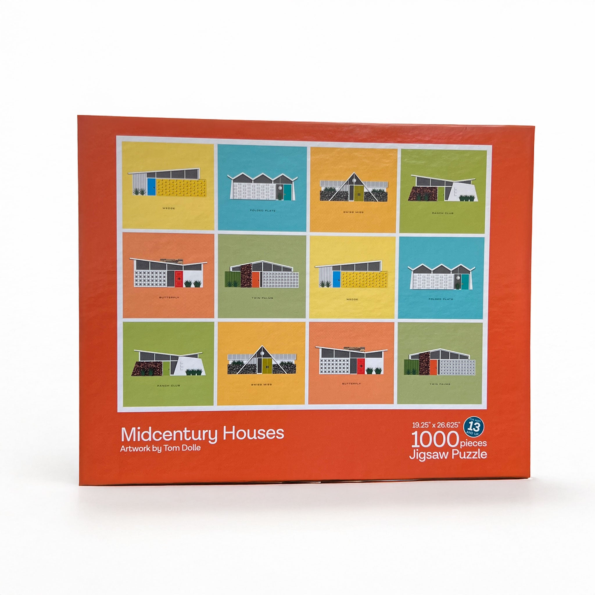 Midcentury Houses 1,000 Piece Puzzle - Destination PSP